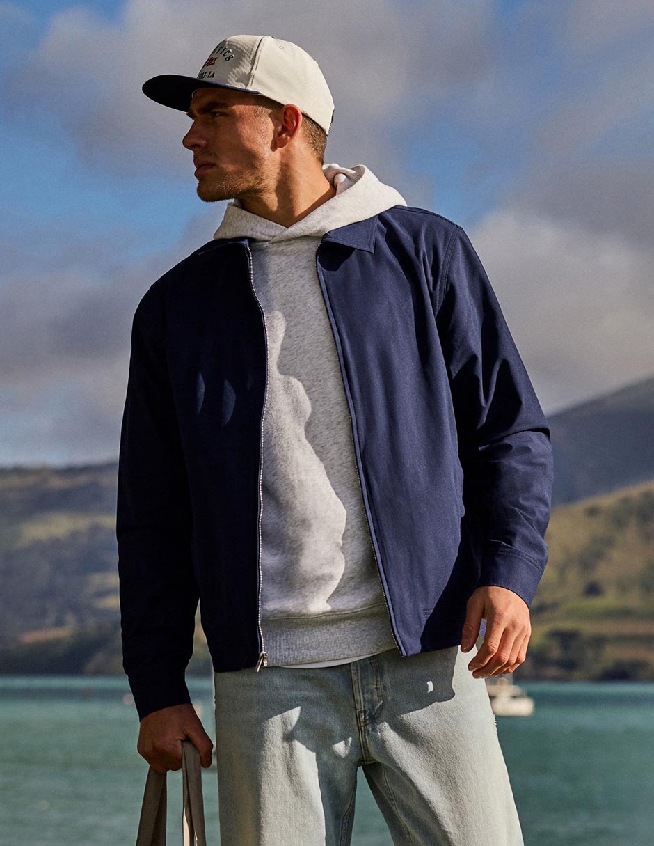 Chamarra casual con bolsillos para hombre 4