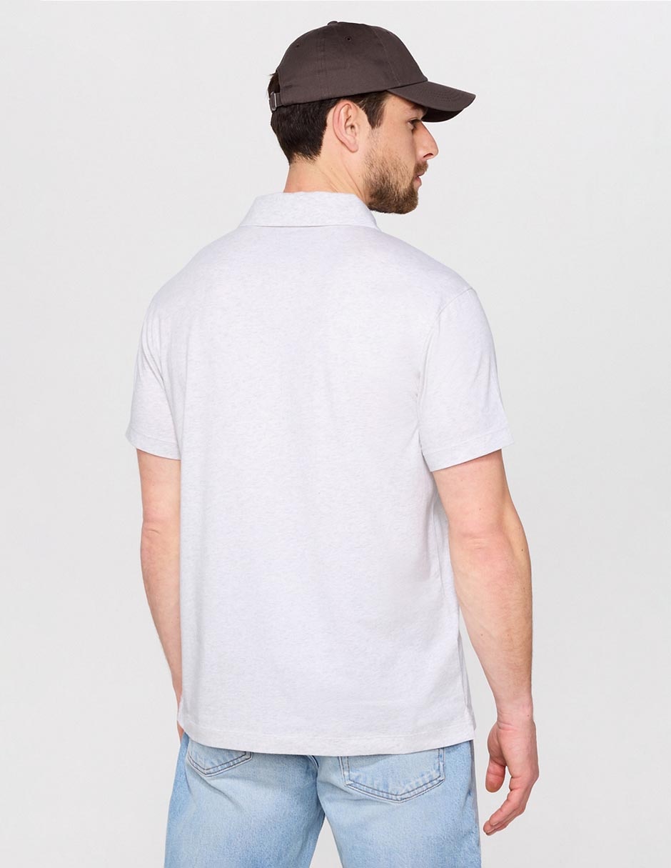 Playera cuello camisero para hombre 3