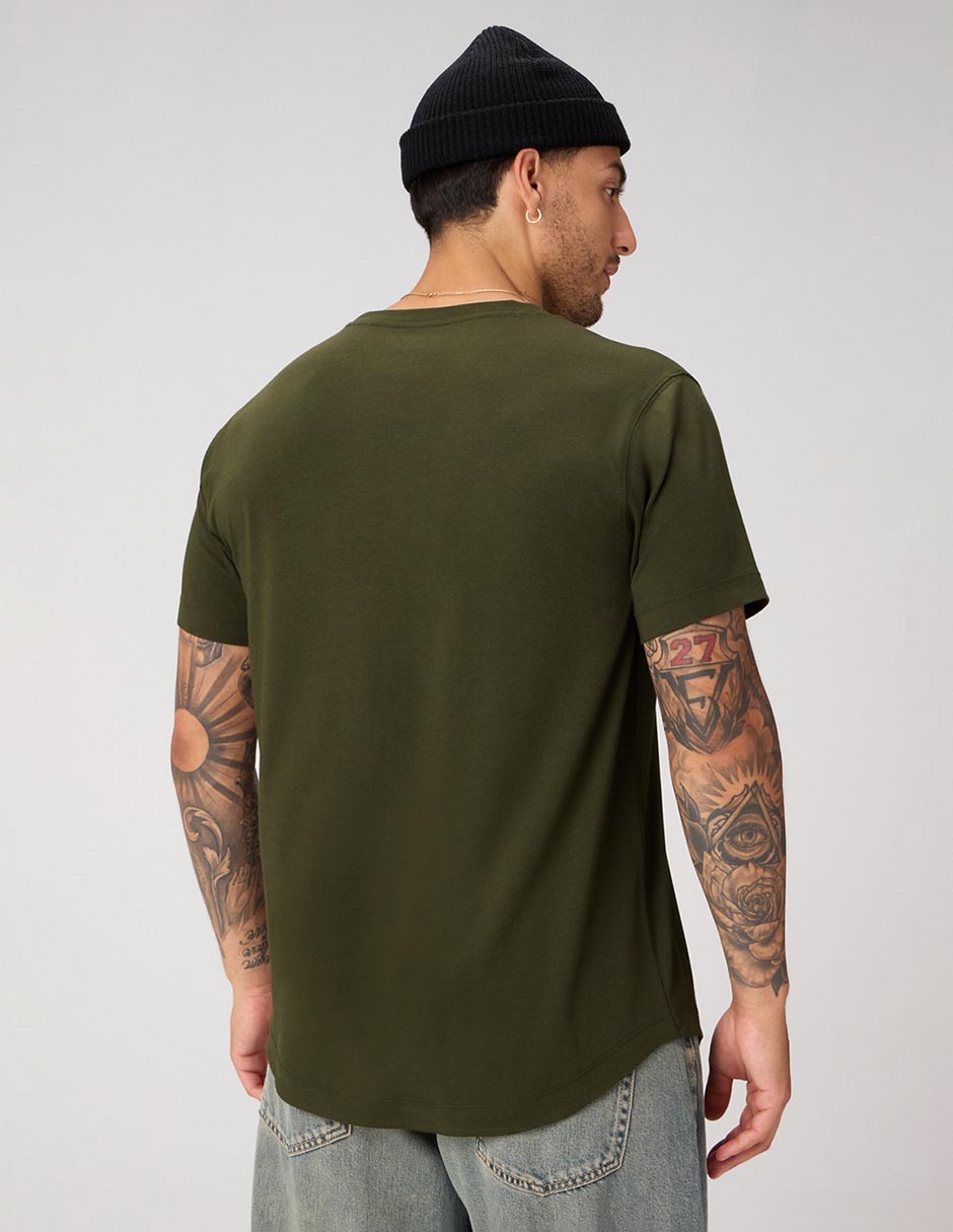 Playera cuello redondo para hombre