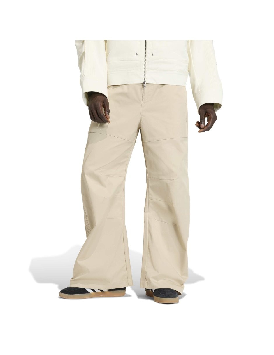Pantalón regular de algodón para hombre