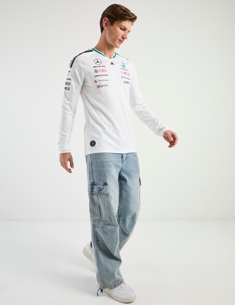 Playera Adidas Motorsport Dc Brackley cuello redondo para hombre