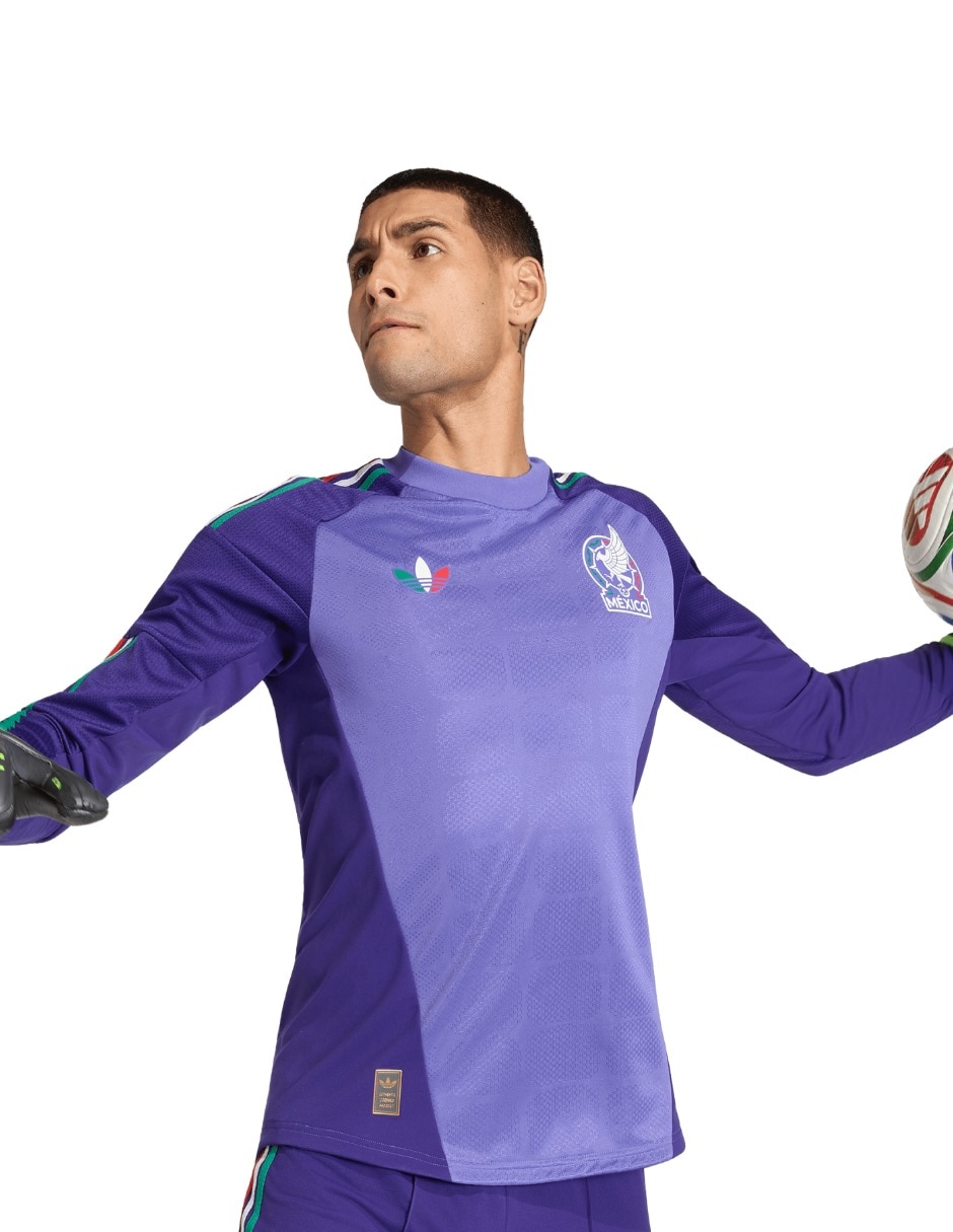 Playera Portero Selección de fútbol de México cuello redondo para hombre 4