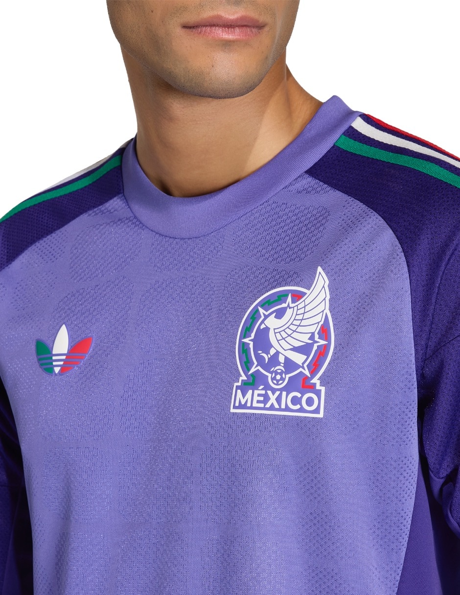 Playera Portero Selección de fútbol de México cuello redondo para hombre 8