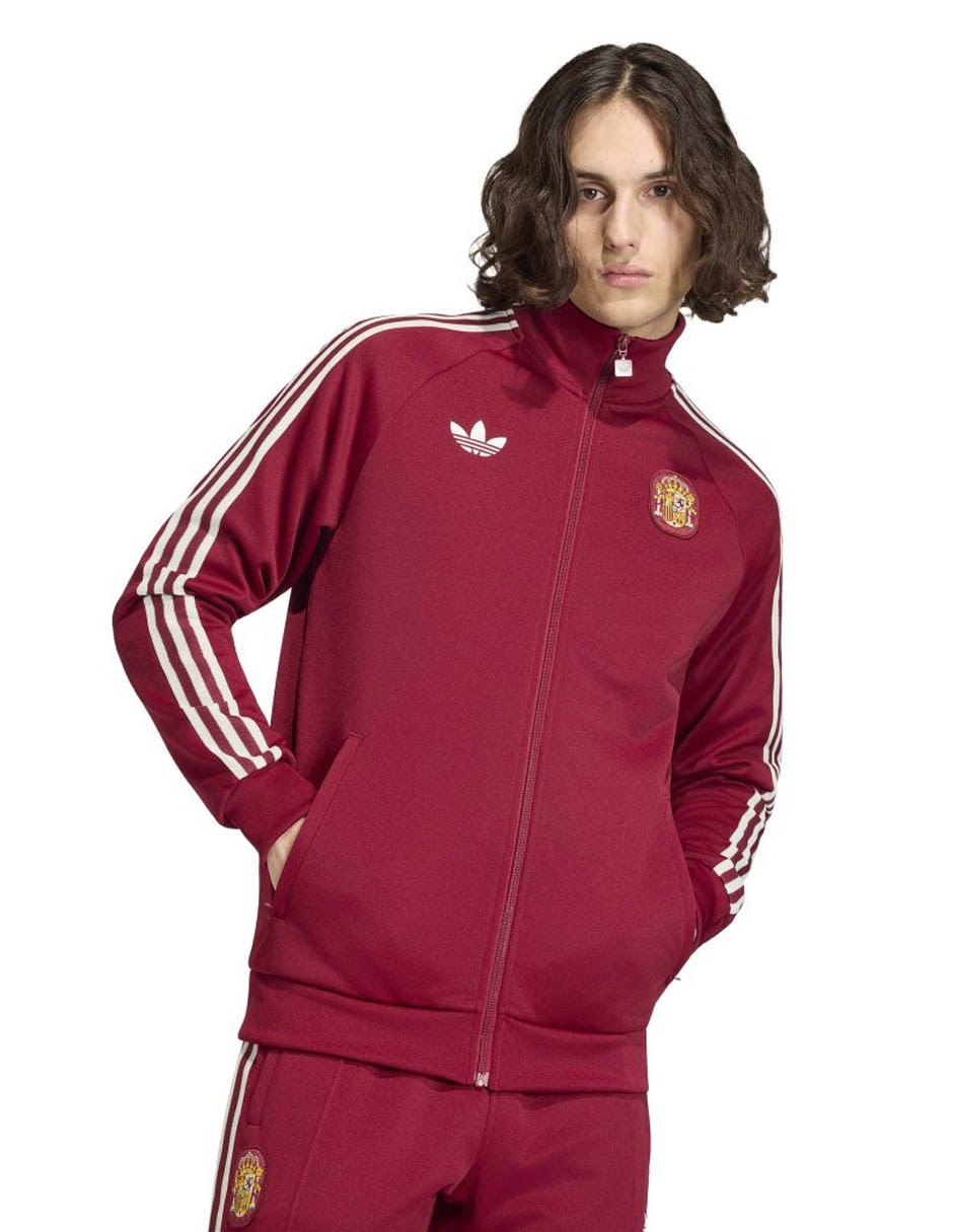 Chamarra casual FIFA World Cup Selección Española Retro para hombre