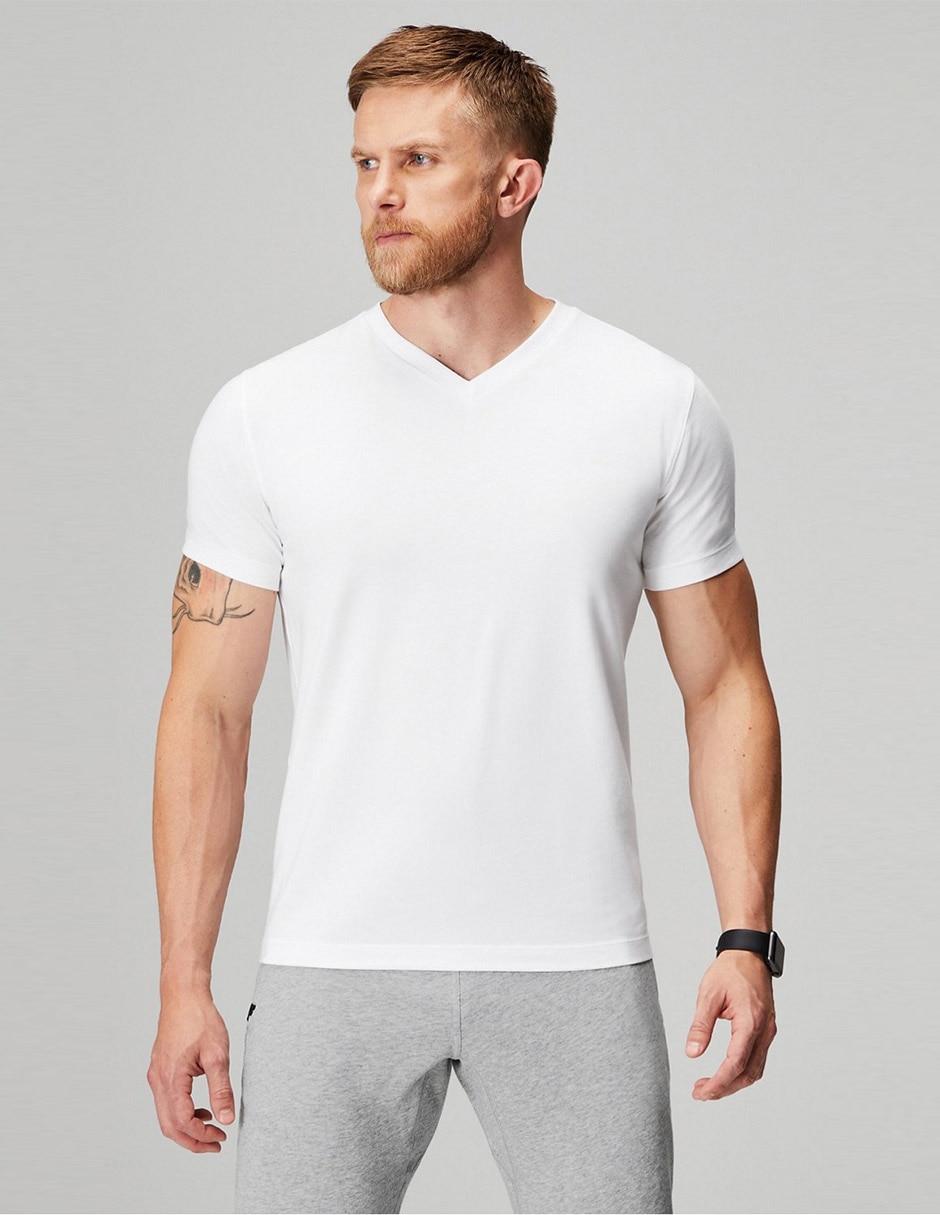 Playera Los 4 Fantásticos cuello V para hombre
