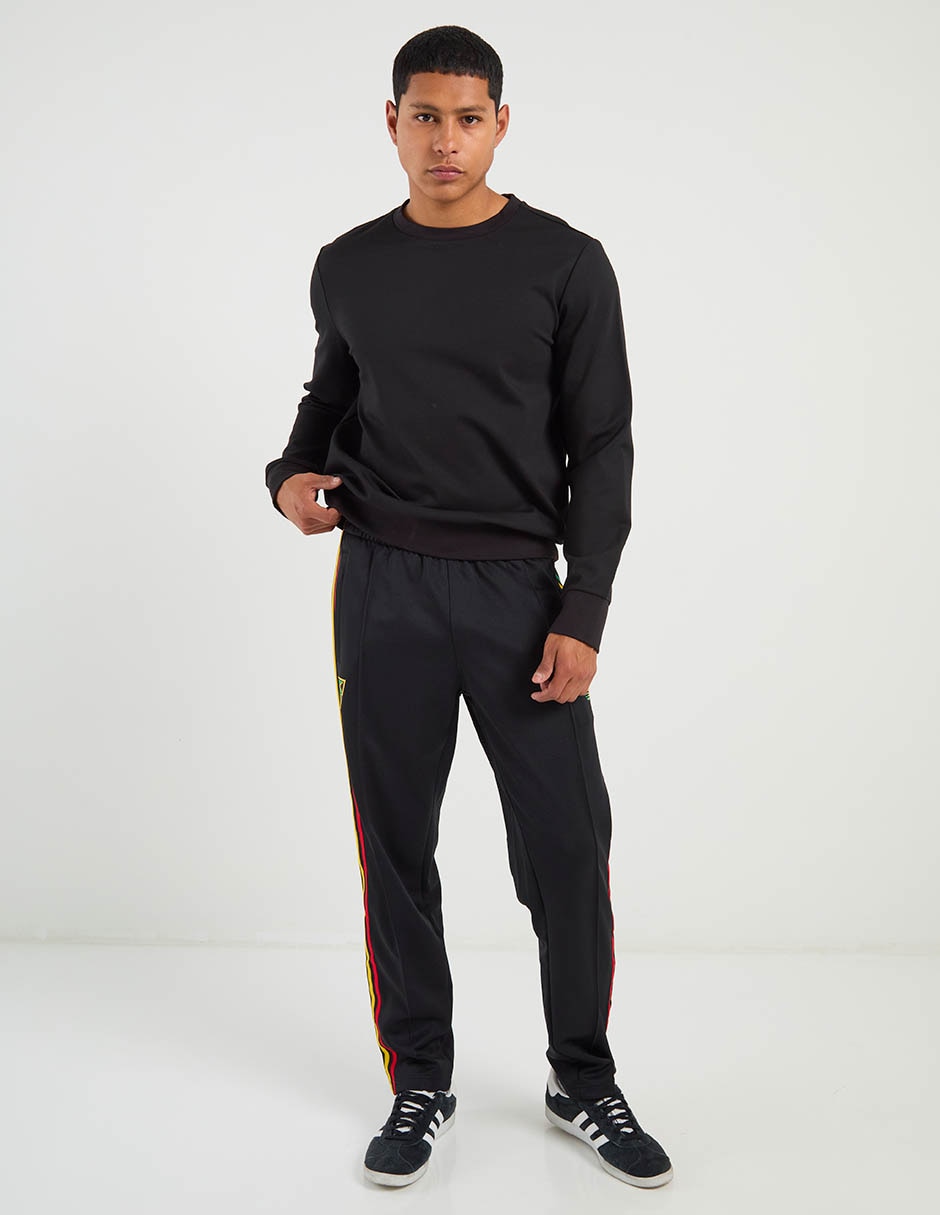 Pants straight Adidas Jamaica x Bob Marley Originals con elástico para hombre 3