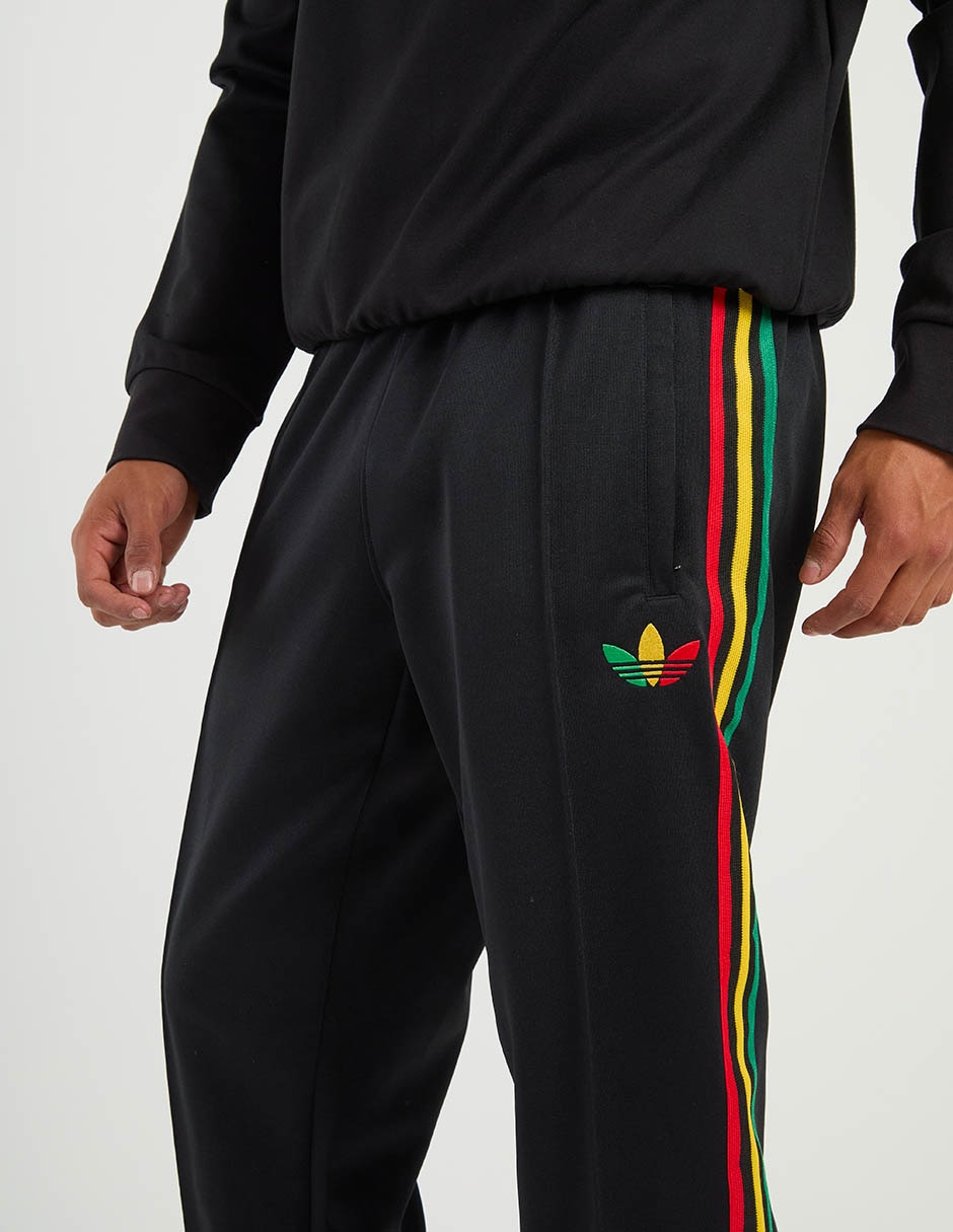 Pants straight Adidas Jamaica x Bob Marley Originals con elástico para hombre 5