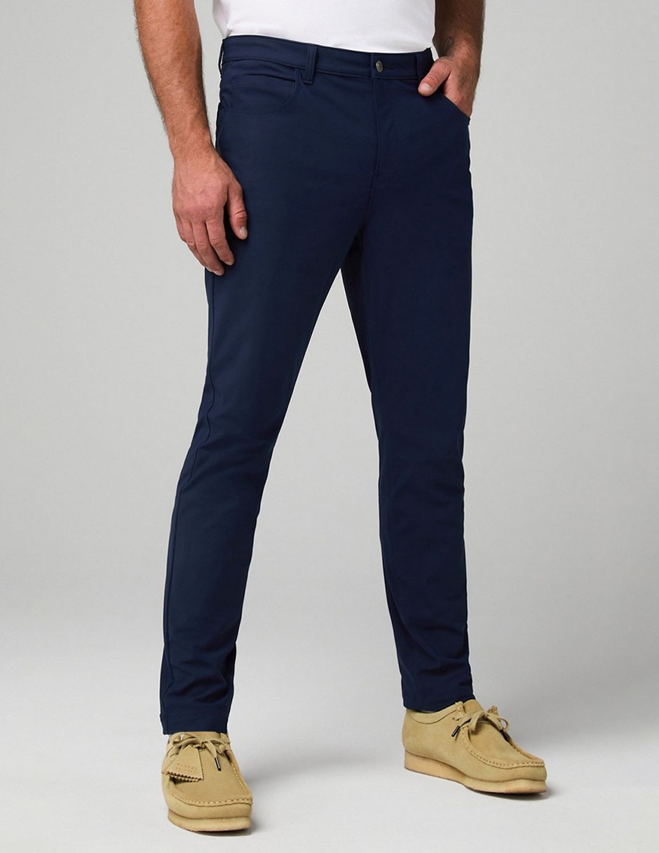 Pantalón slim de algodón para hombre
