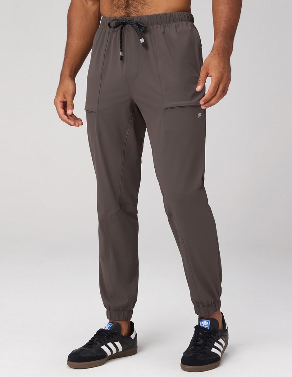 Jogger straight con bolsillos para hombre
