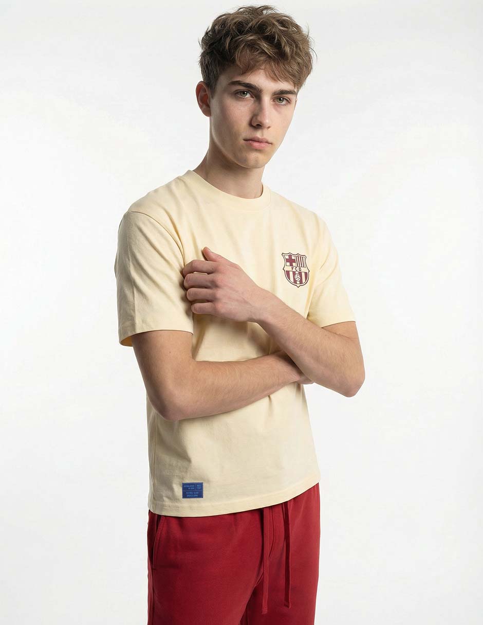 Playera cuello redondo para hombre