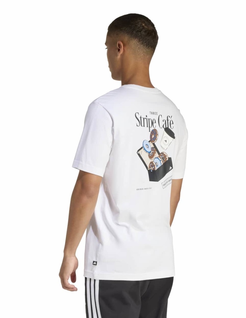 Playera Adidas Sportswear M Donut Box T cuello redondo para hombre