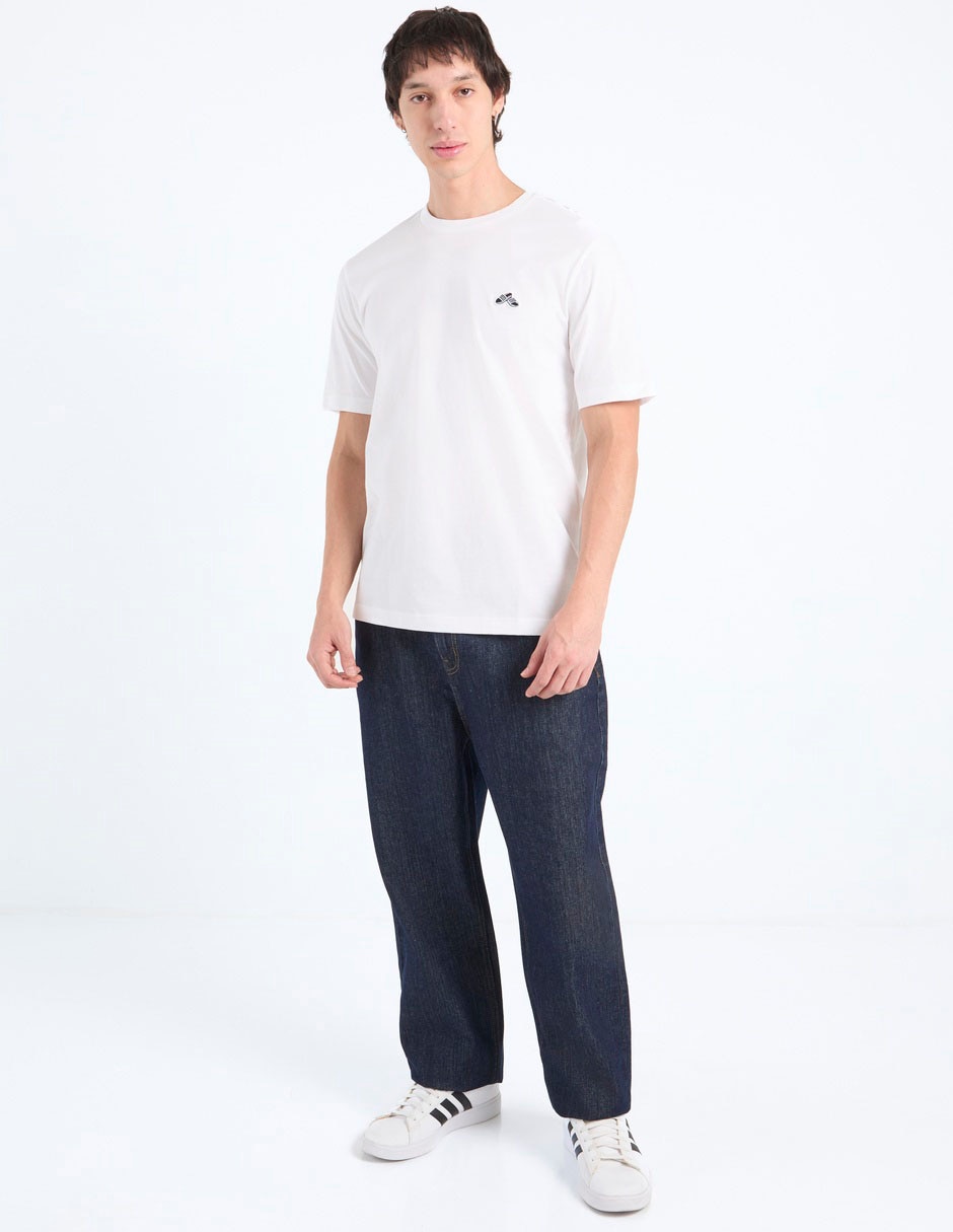 Playera 3S Ringer T cuello redondo para hombre 4