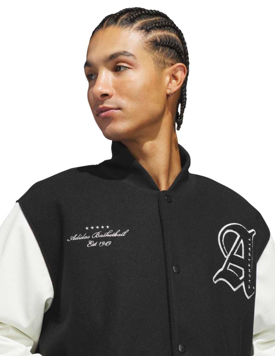 Chamarra casual adidas originals de algodón con capucha para hombre