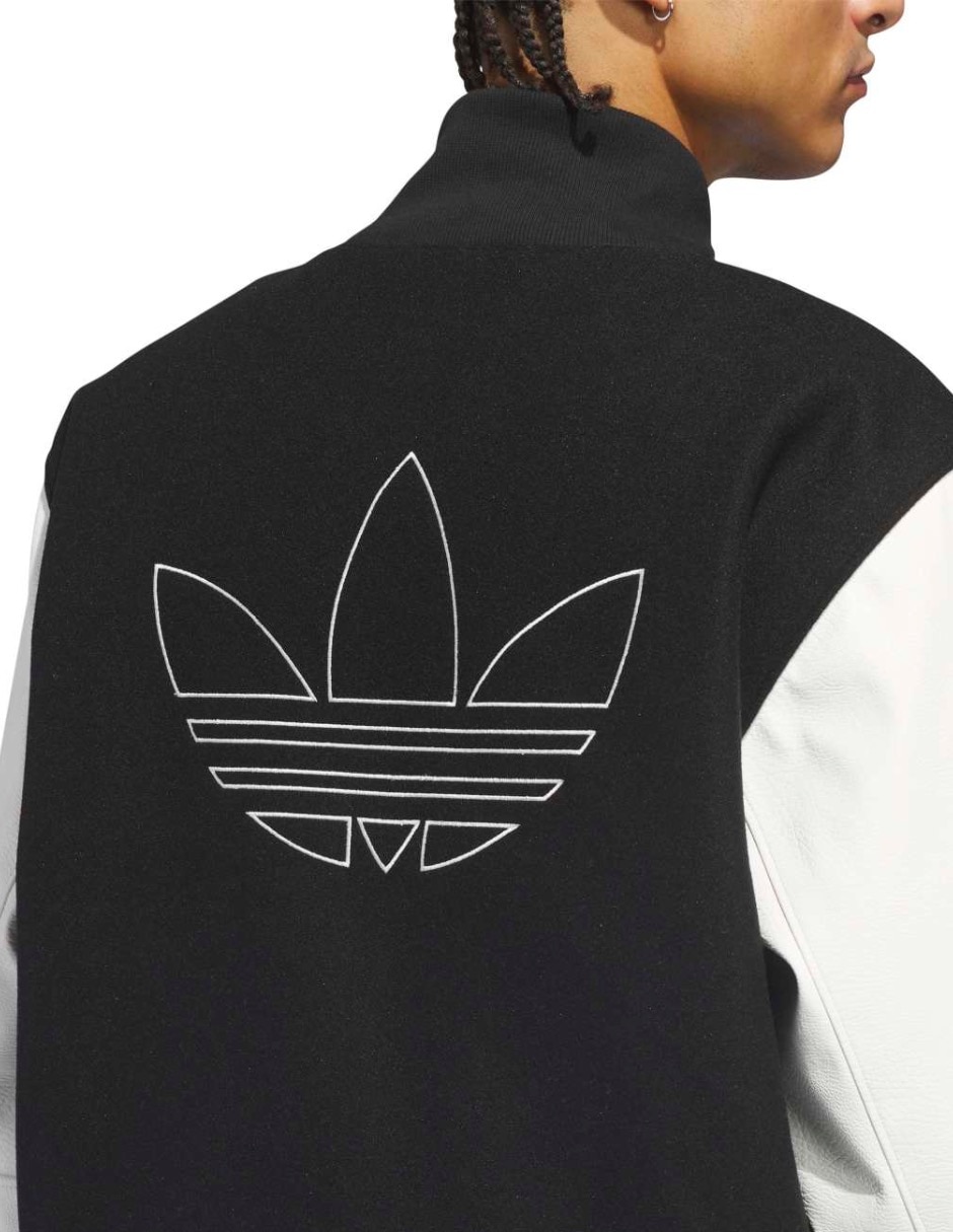 Chamarra casual adidas originals de algodón con capucha para hombre