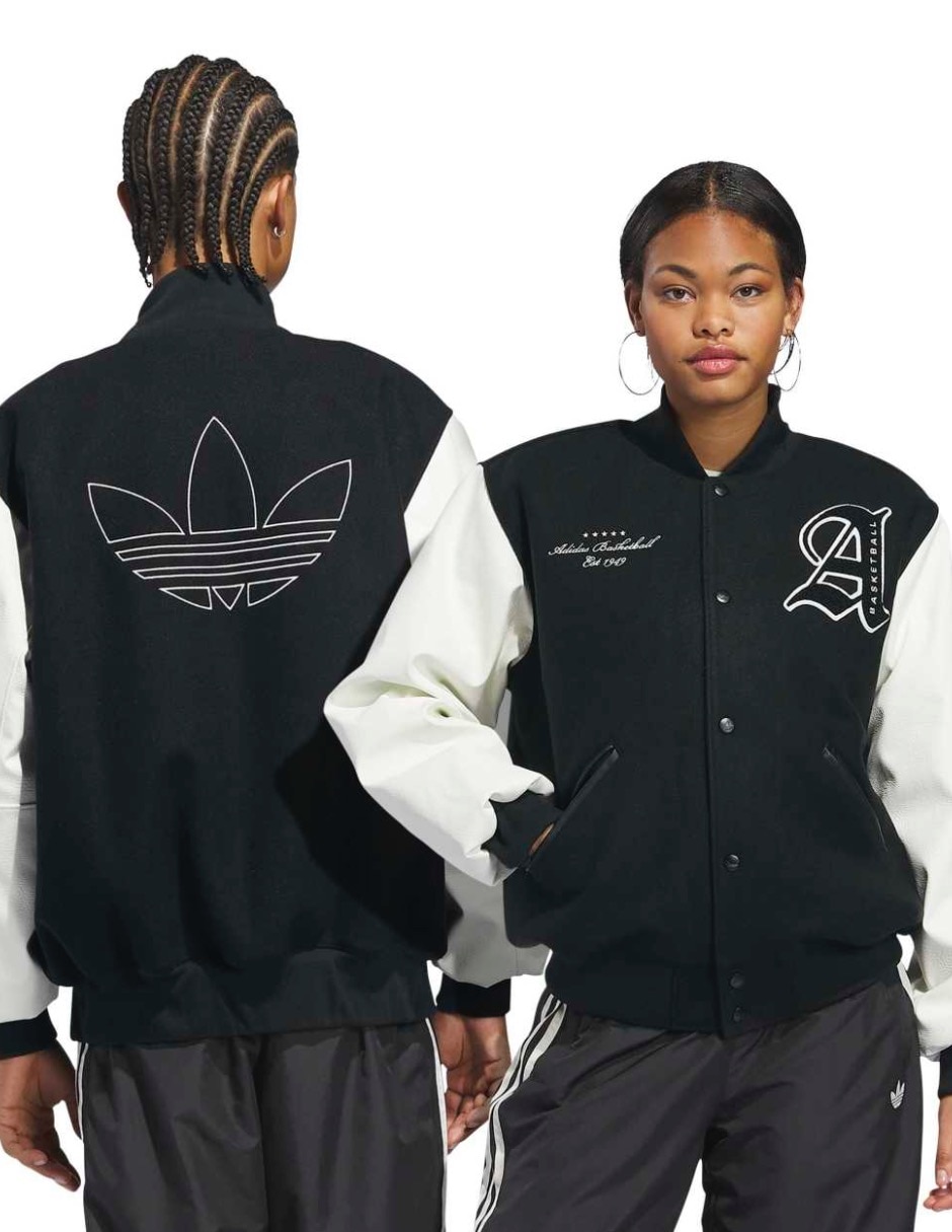Chamarra casual adidas originals de algodón con capucha para hombre