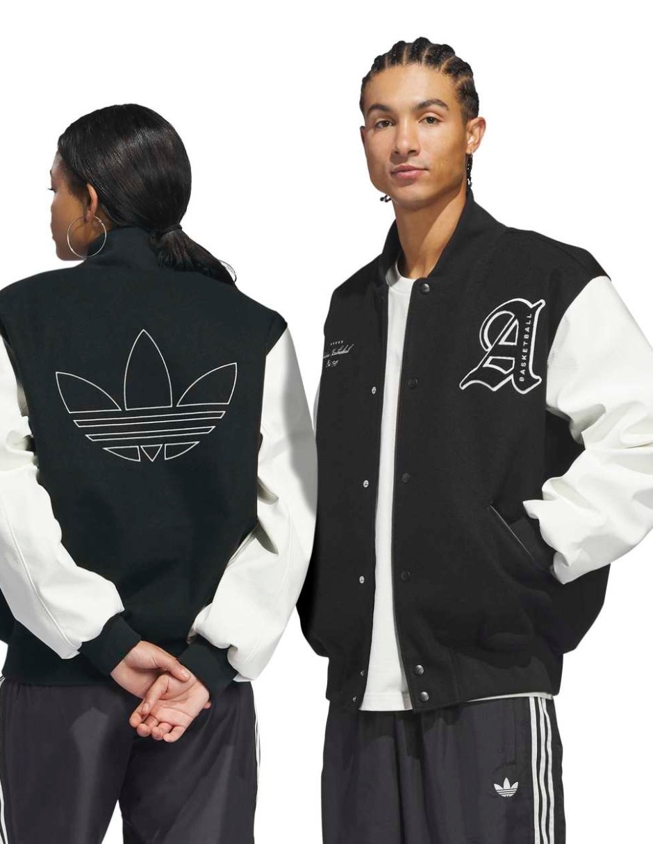 Chamarra casual adidas originals de algodón con capucha para hombre