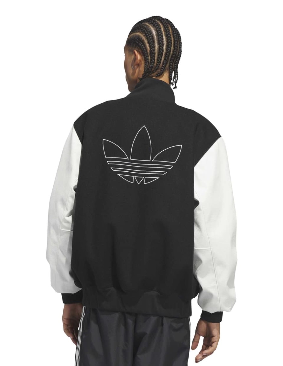 Chamarra casual adidas originals de algodón con capucha para hombre