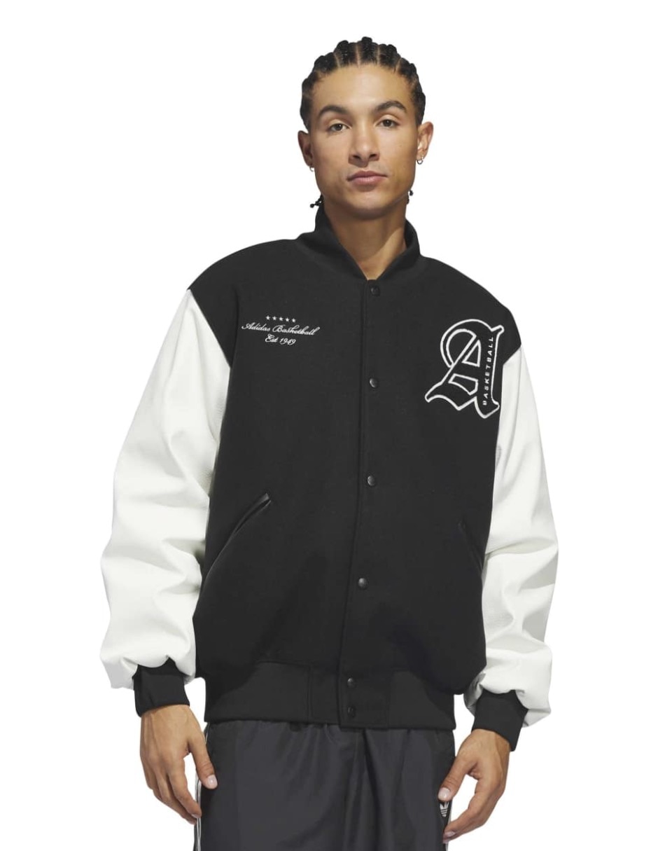 Chamarra casual adidas originals de algodón con capucha para hombre