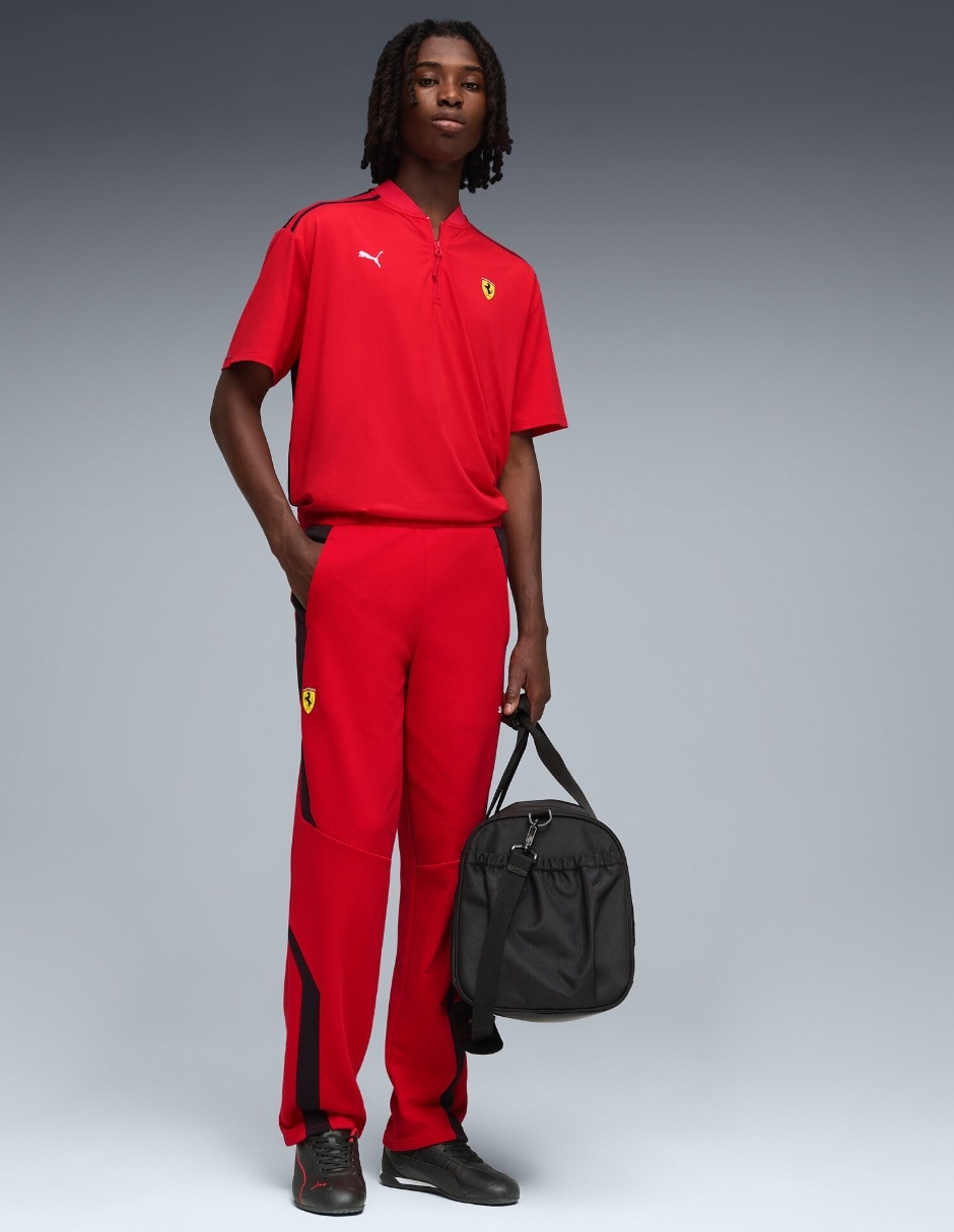 Pants regular con elástico para hombre 4