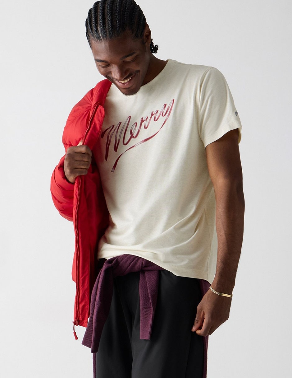 Playera cuello redondo para hombre