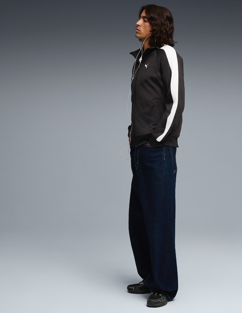 Chamarra casual con bolsillos para hombre