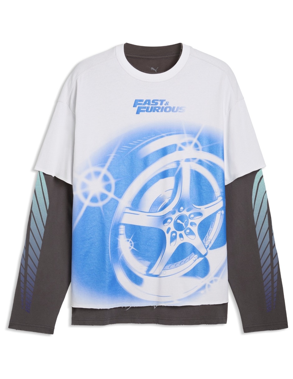 Playera X Fast & Furious manga larga para hombre 3