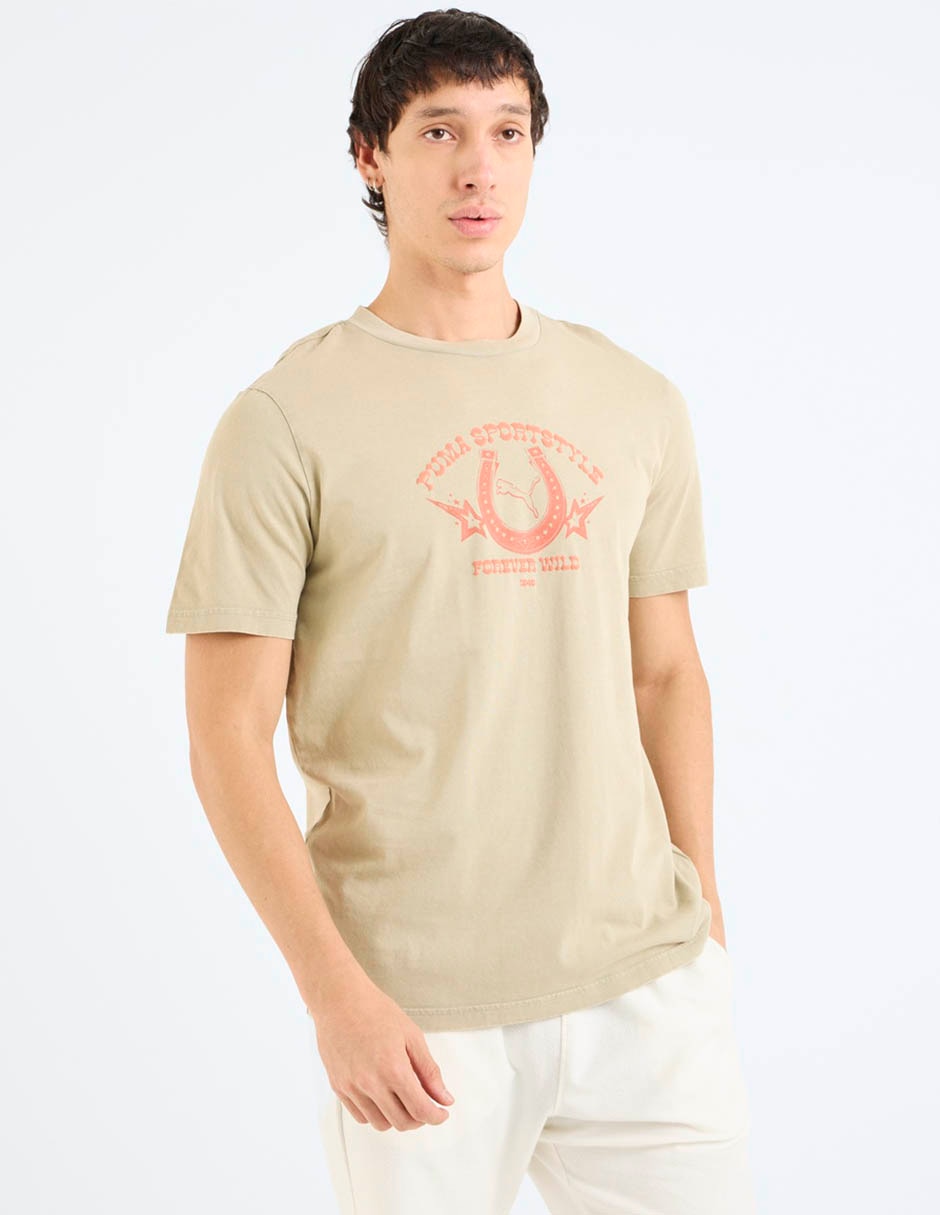 Playera manga corta para hombre