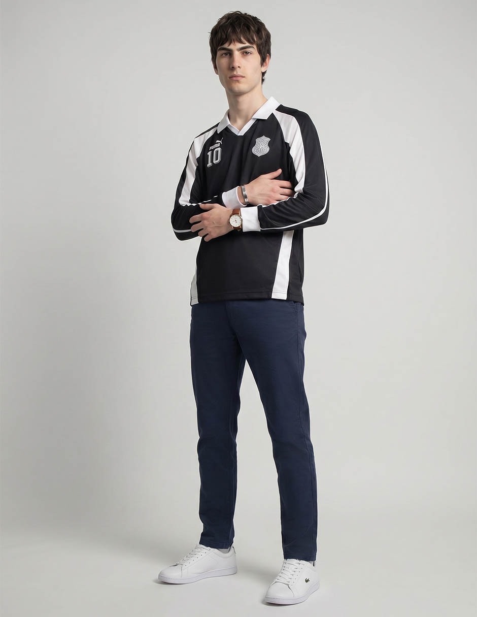 Playera Puma Future Archive T7 Drill cuello camisero para hombre
