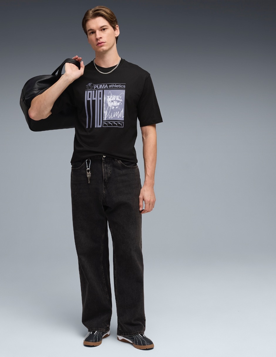 Playera graphic photoprint tee cuello redondo para hombre 3
