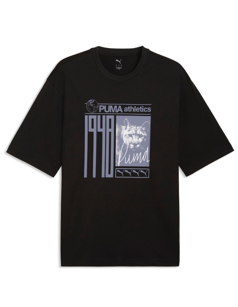 Playera graphic photoprint tee cuello redondo para hombre 4