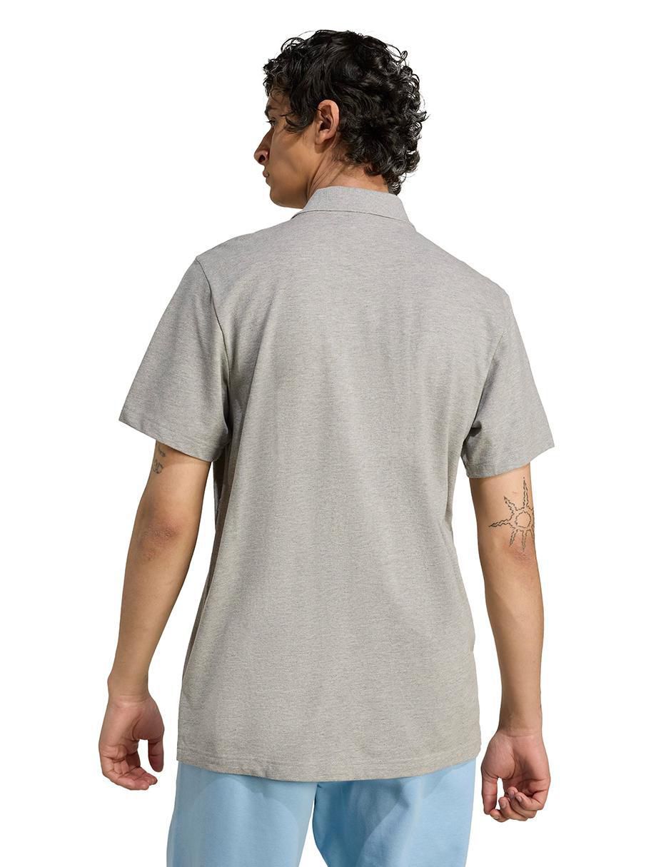 Playera tipo polo Trefoil Essentials para hombre 3