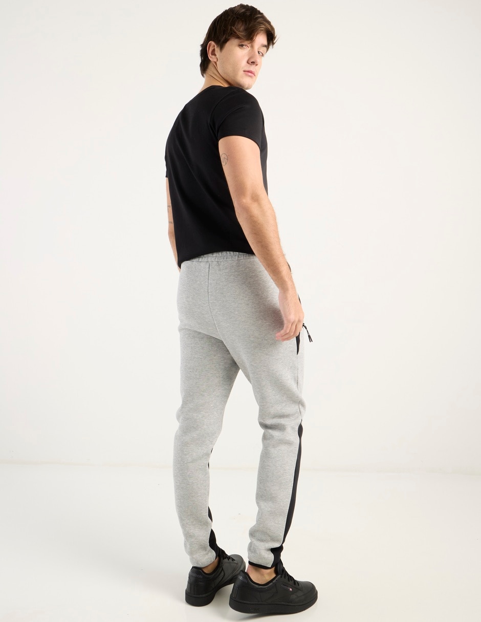 Jogger skinny Reebok estampado bloques de color con bolsillos para hombre