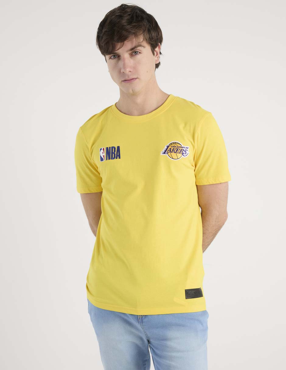 Playera Los Angeles Lakers cuello redondo para hombre Playera Los Angeles Lakers cuello redondo para hombre
