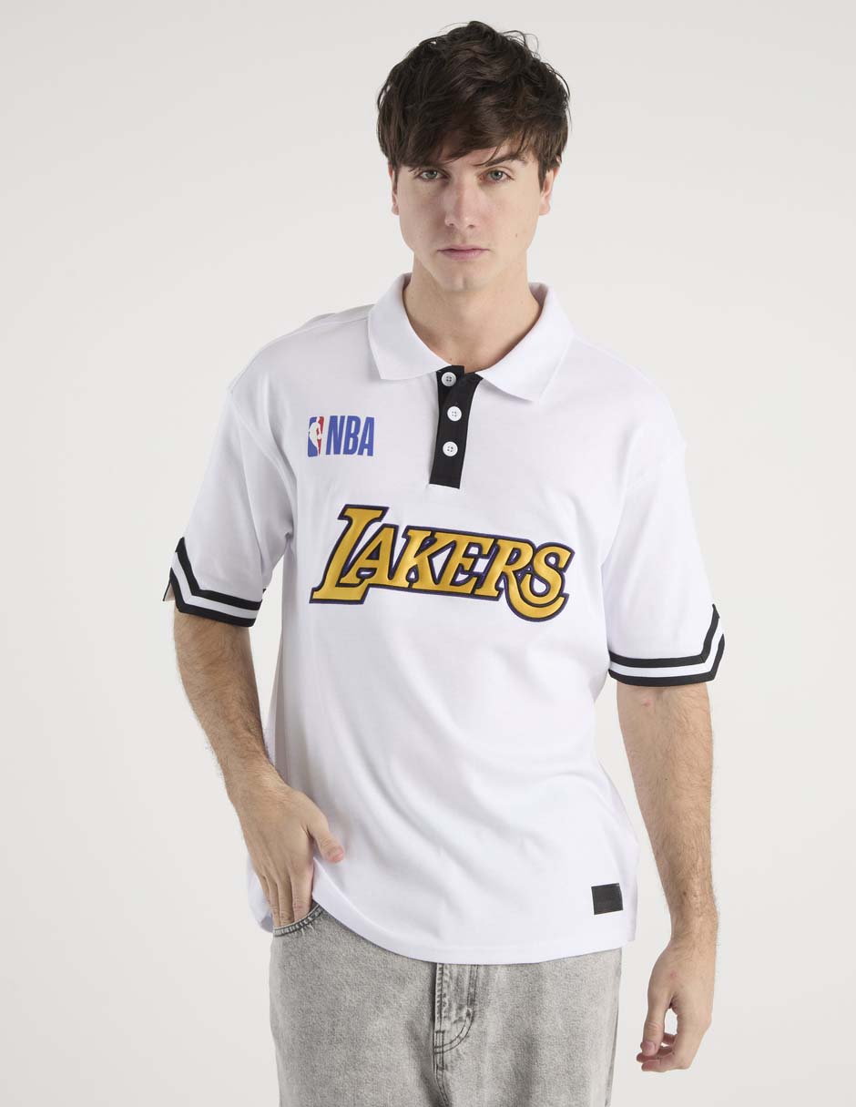 Playera tipo polo Los Angeles Lakers para hombre Playera tipo polo Los Angeles Lakers para hombre