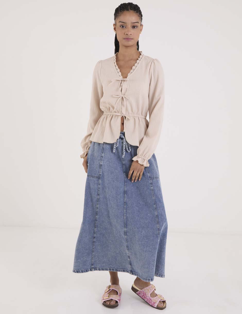 Blusa Aéropostale manga larga para mujer