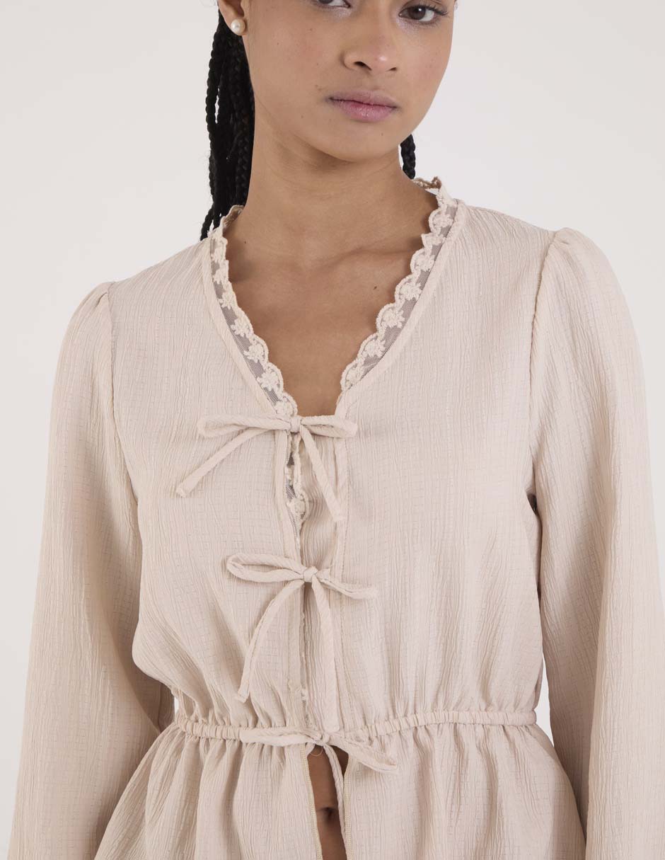 Blusa Aéropostale manga larga para mujer