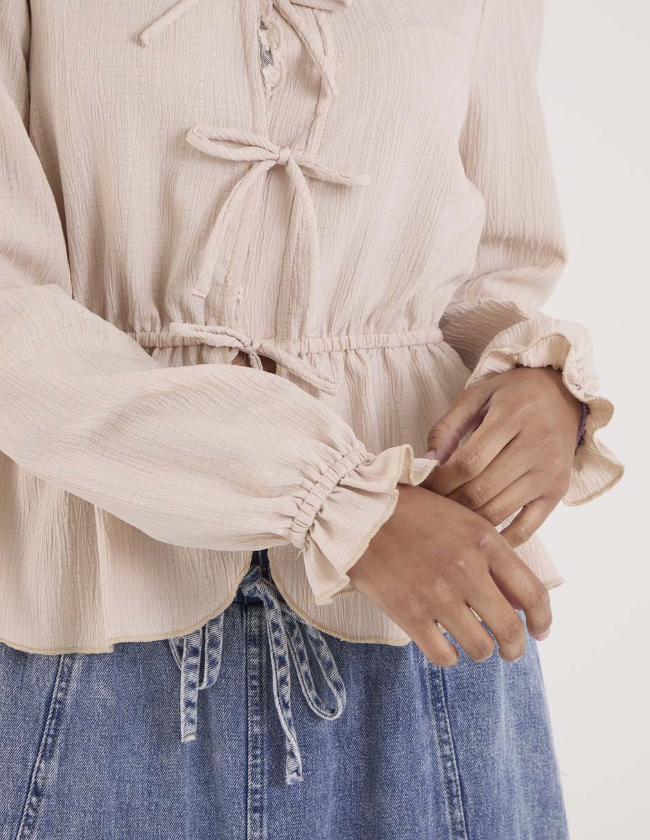 Blusa Aéropostale manga larga para mujer