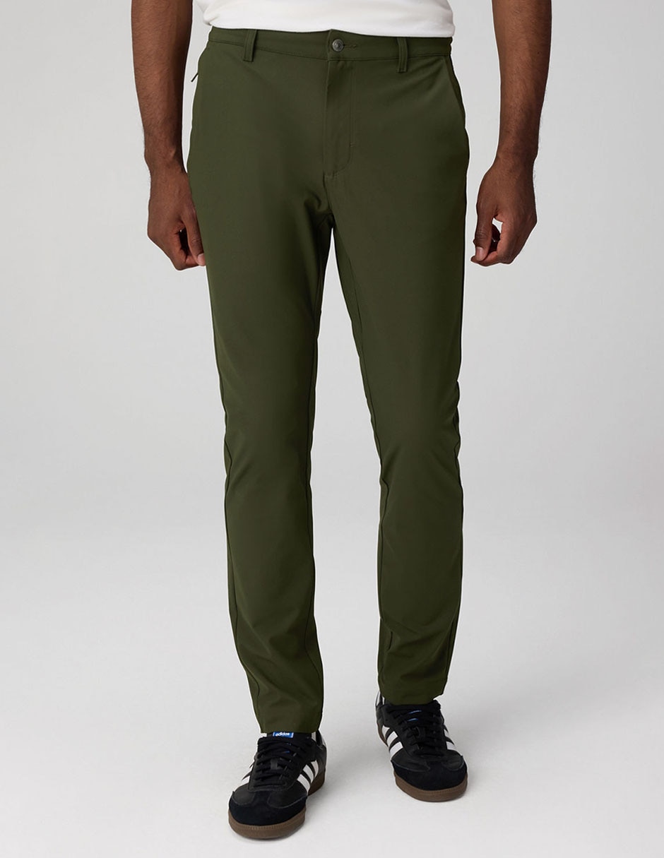 Pantalón slim de algodón para hombre