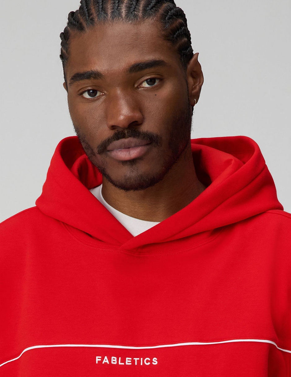 SUDADERA FABLETICS FLAP-MT033, M, ROJO