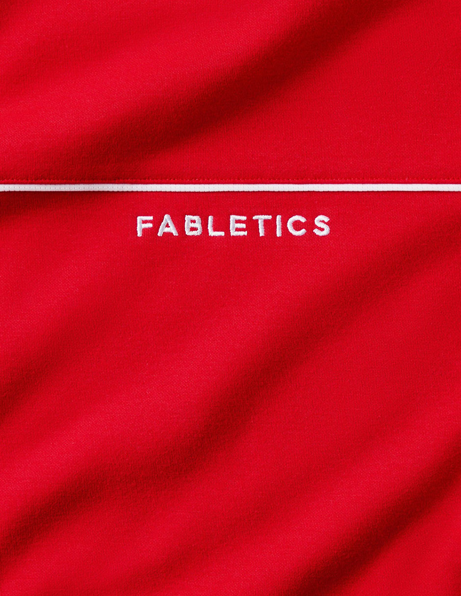 SUDADERA FABLETICS FLAP-MT033, M, ROJO
