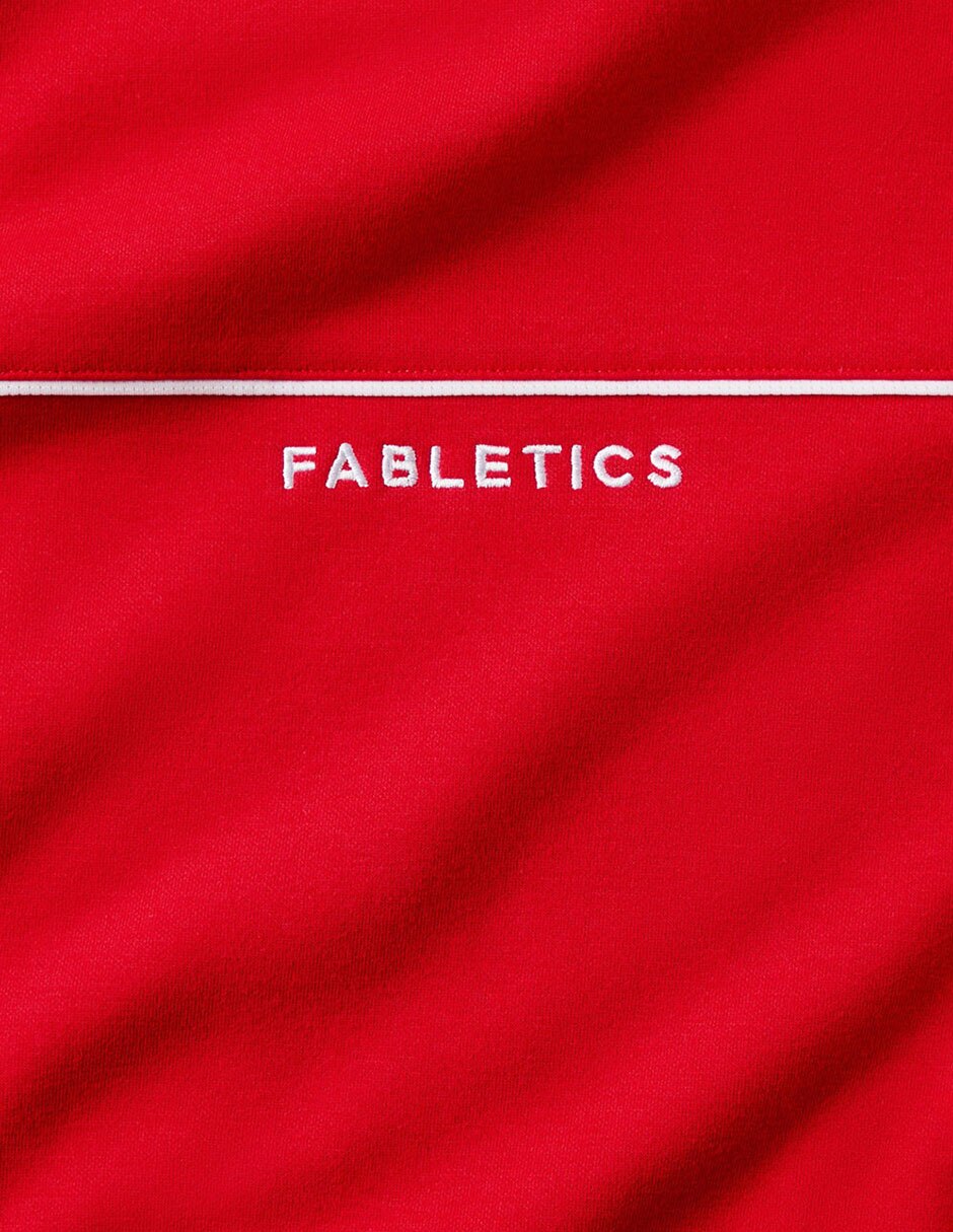 SUDADERA FABLETICS FLAP-MT03, XG, ROJO