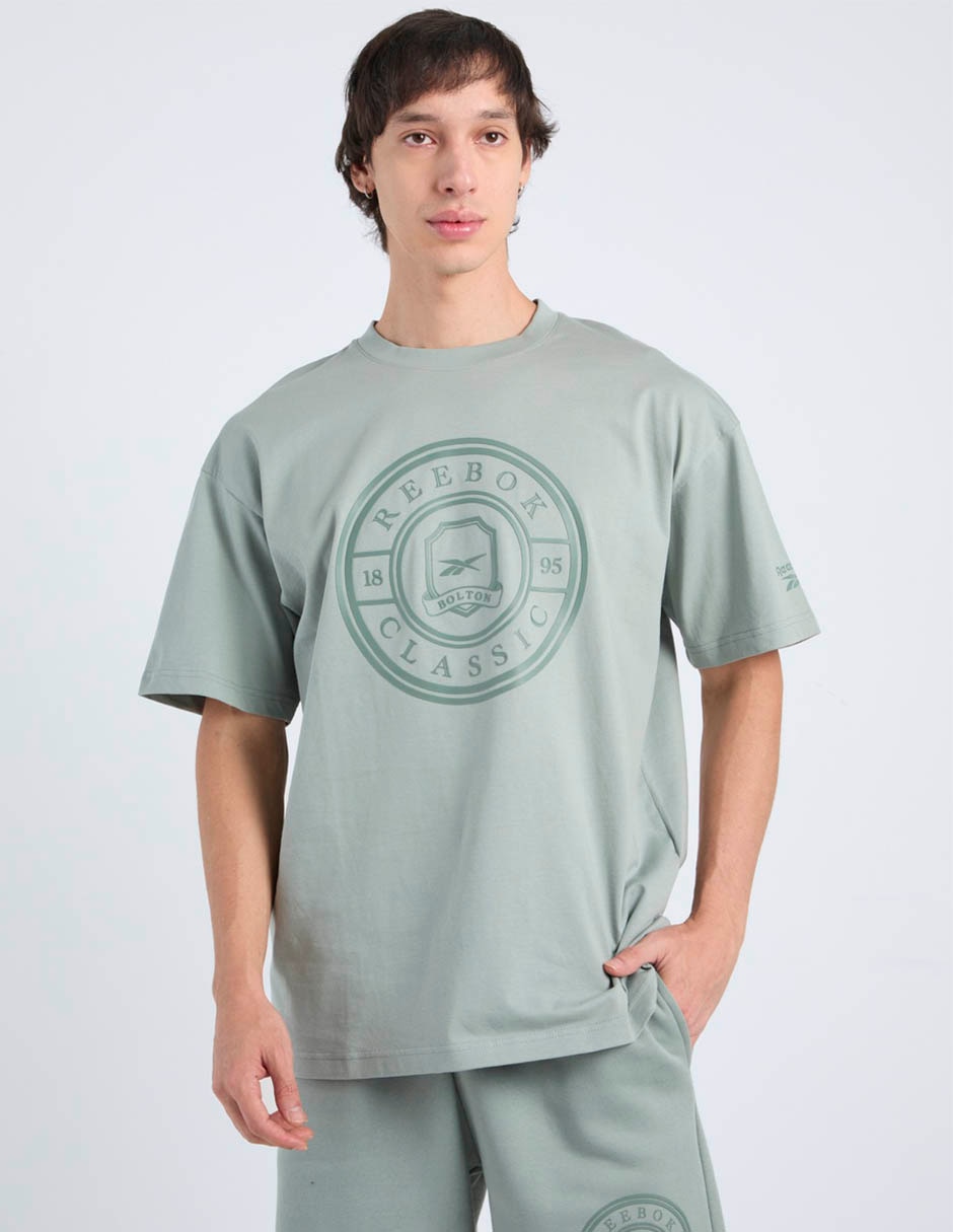 Playera crest t-shirt cuello redondo para hombre