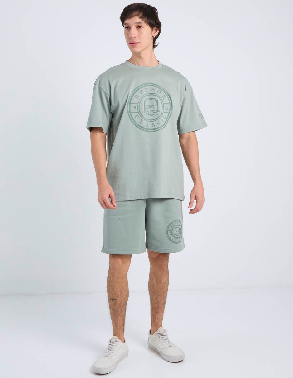 Playera reebok crest t-shirt cuello redondo para hombre