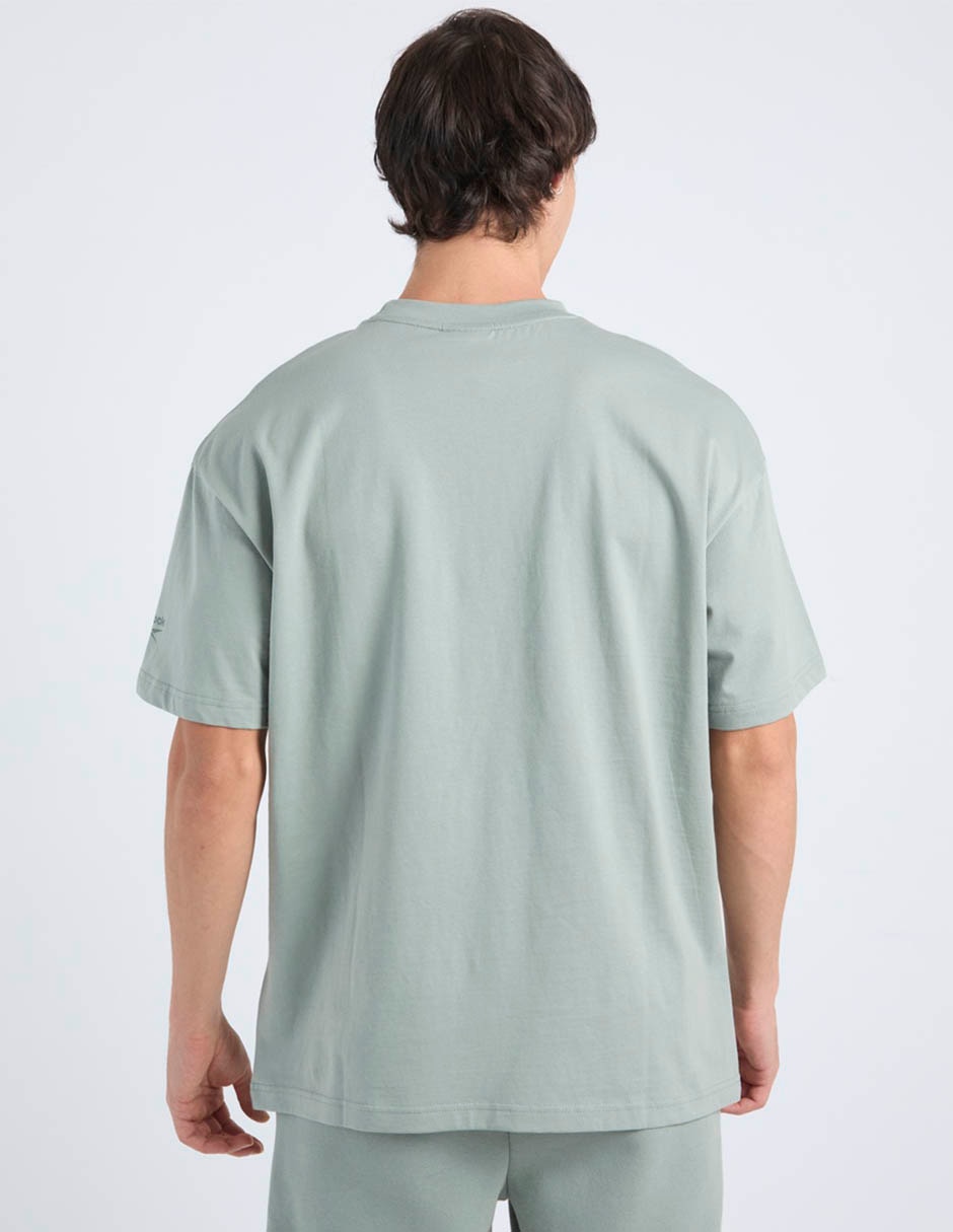 Playera reebok crest t-shirt cuello redondo para hombre