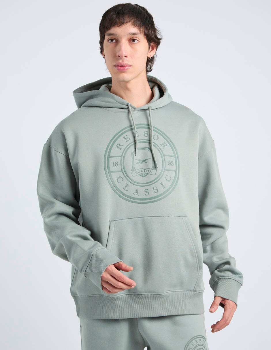 Sudadera reebok crest hoodie para hombre