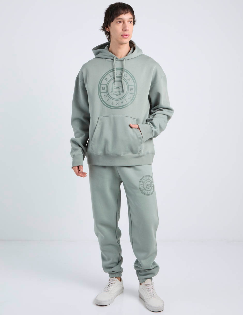 Sudadera reebok crest hoodie para hombre