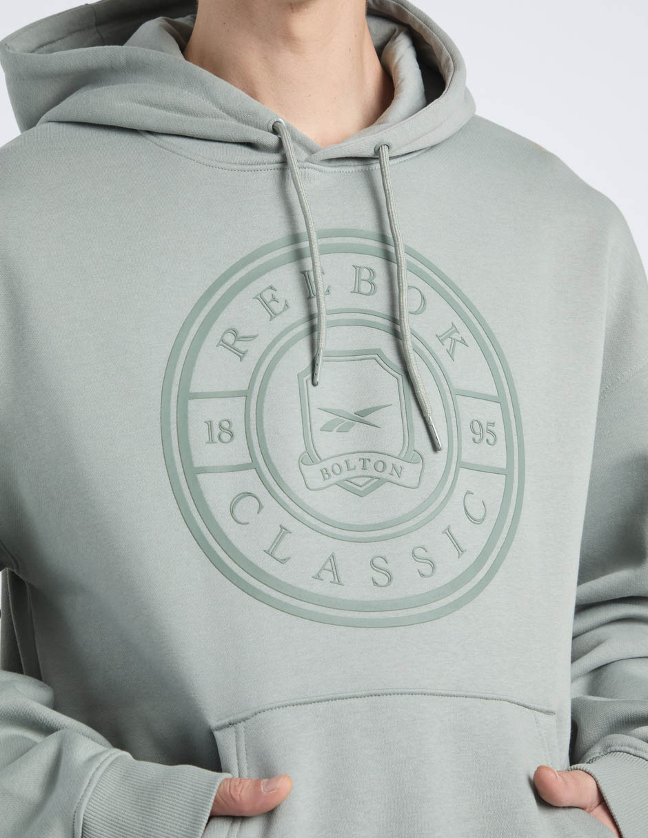 Sudadera reebok crest hoodie para hombre