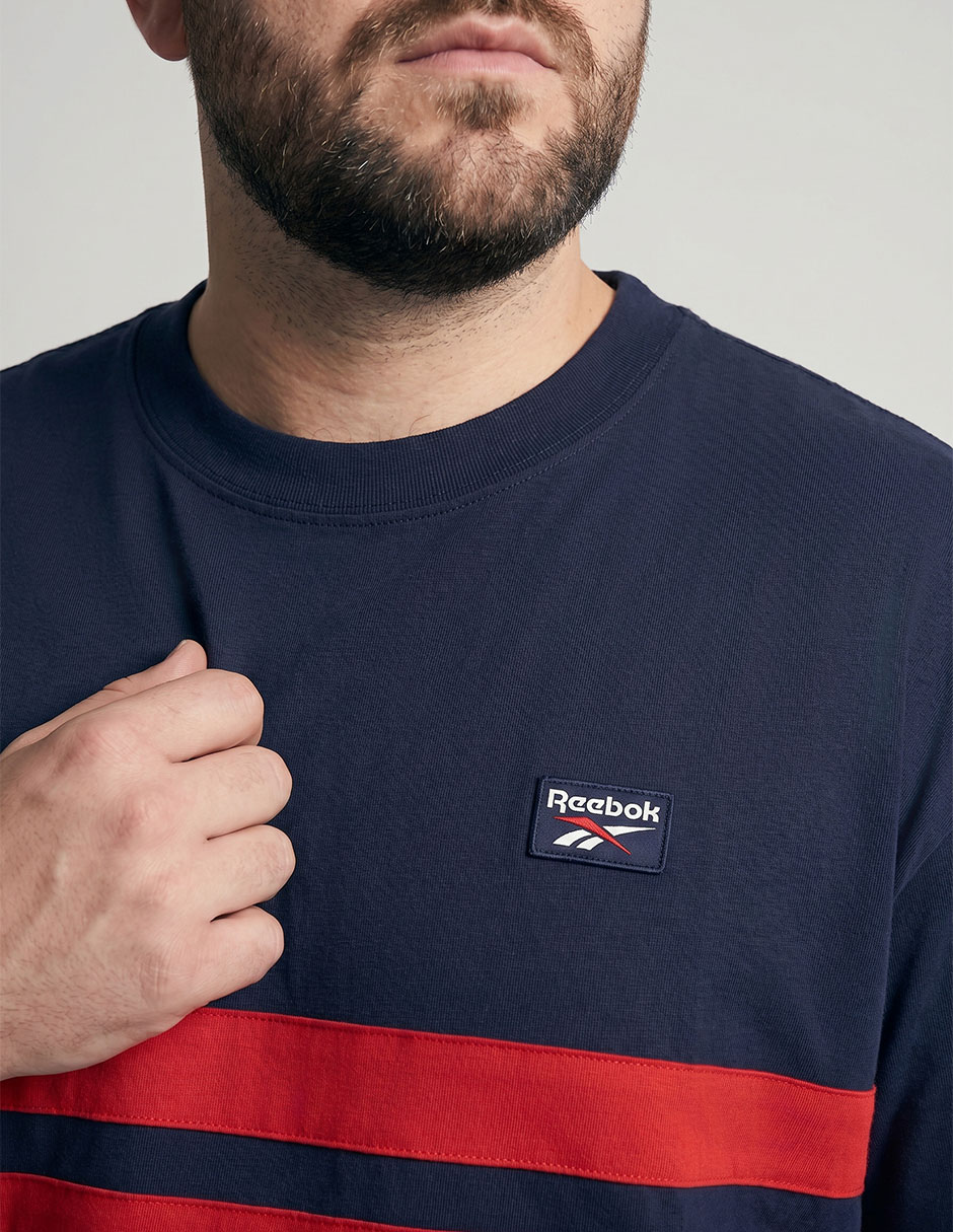 Playera reebok cuello redondo para hombre