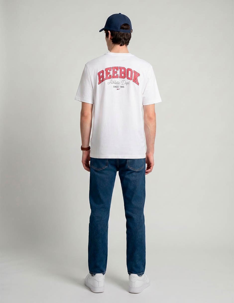 Playera reebok cuello redondo para hombre