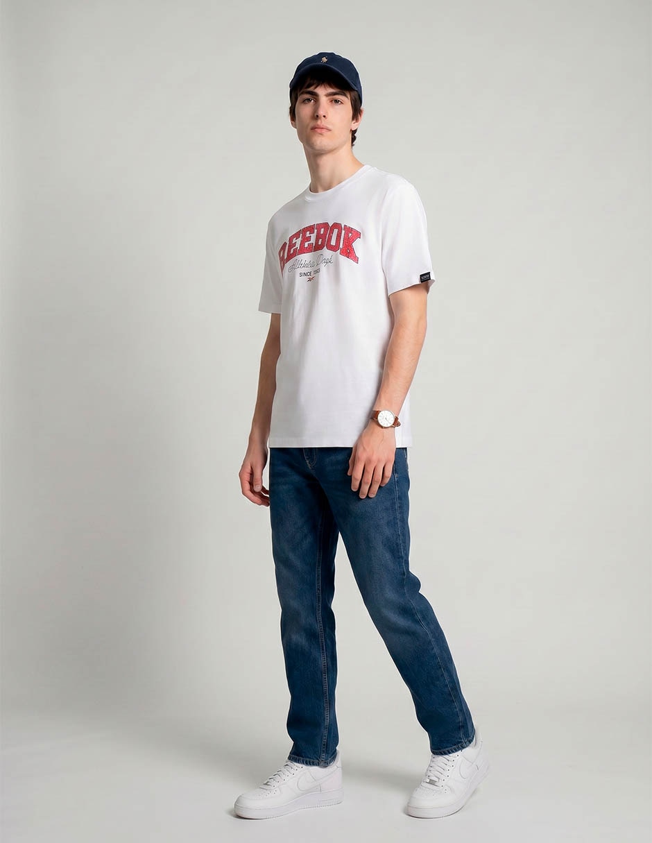 Playera reebok cuello redondo para hombre